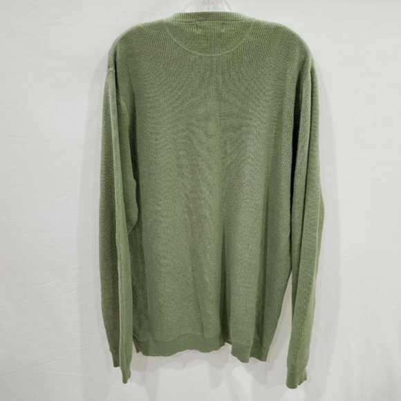 Eddie Bauer Hong Kong light green olive sweater - Picture 7 of 8